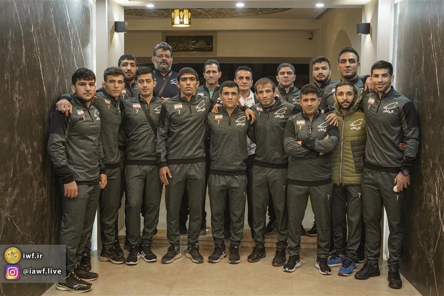 قهرمانی 2022 آسیا- تیم ملی کشتی فرنگی ایران راهی مغولستان شد