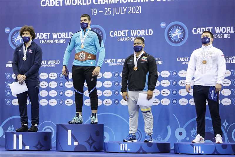 5 وزن نخست قهرمانی کشتی آزاد نوجوانان 2021 جهان – یک مدال طلا و یک برنز سهم ایران
