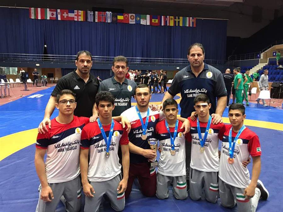 تیم کشتی آزاد نوجوانان ایران عنوان سوم جام بین المللی رومانی را کسب کرد